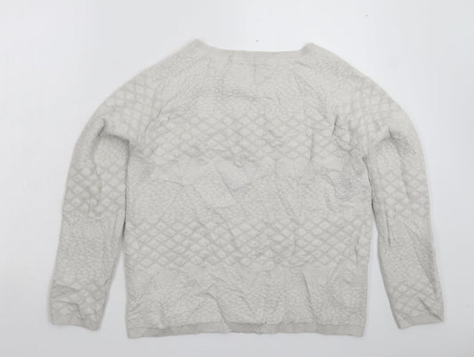 Promod Womens Grey Knit Pullover Jumper Size S