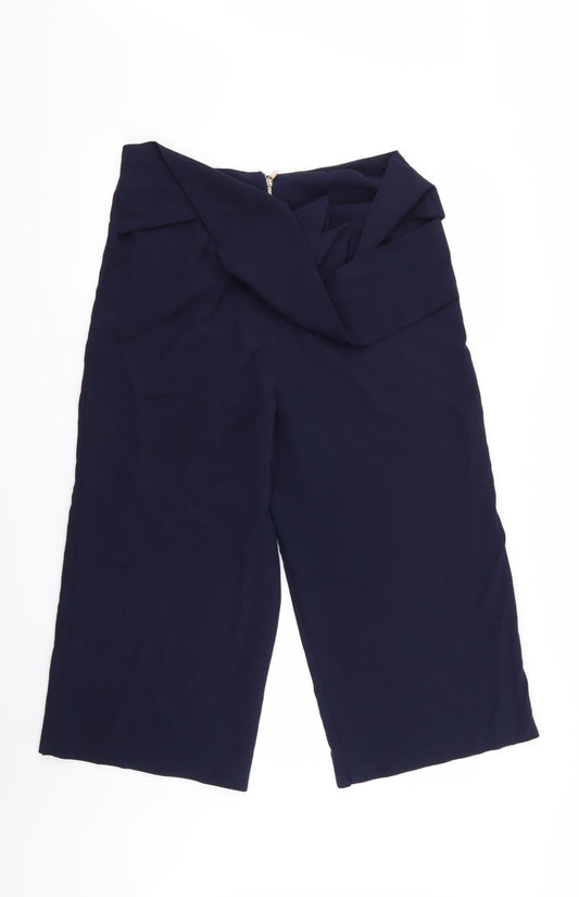 ASOS Womens Blue Capri Trousers Size 12 L21 in