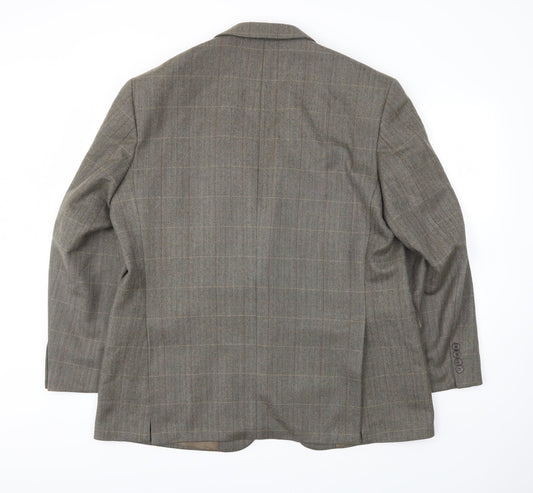 M&S Mens Brown Jacket Blazer Size 44