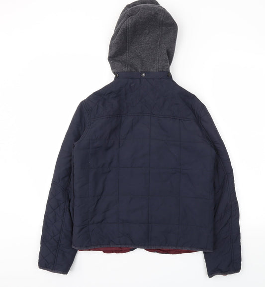River Island Womens Blue Jacket Coat Size 8