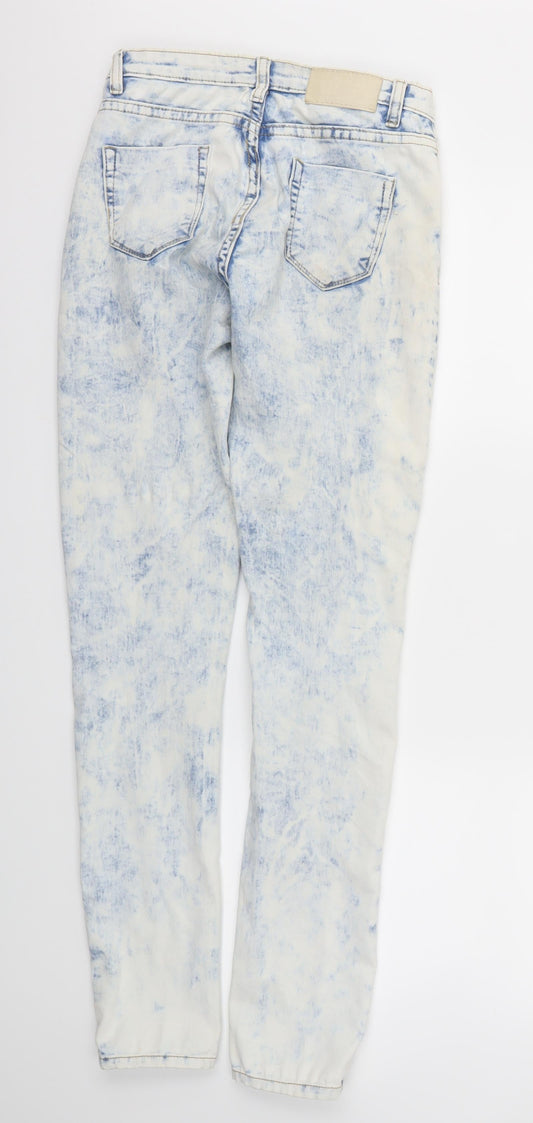 Preworn Womens Blue Skinny Jeans Size 26 in L31 in