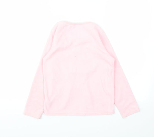 Disney Girls Pink Animal Print Top Pyjama Top Size 8-9 Years