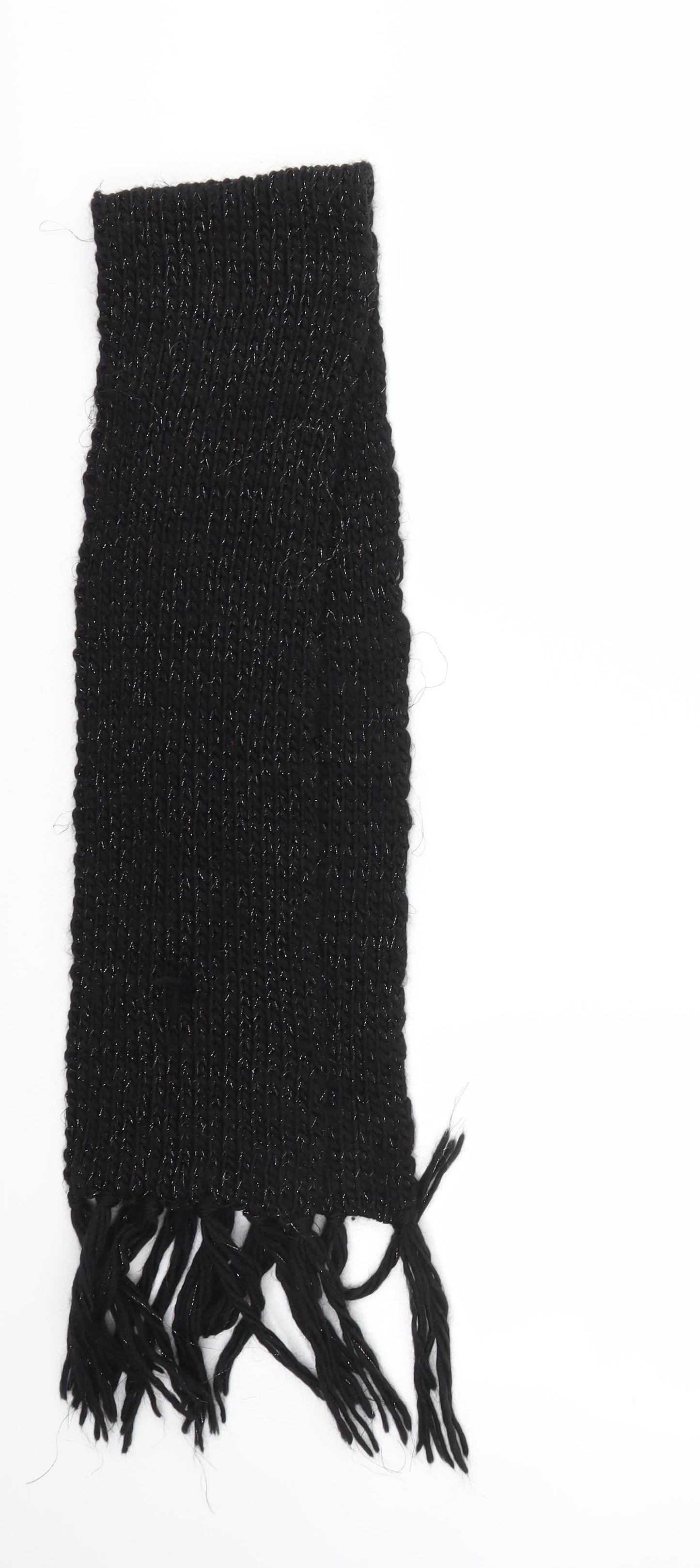 Preworn Womens Black Scarf