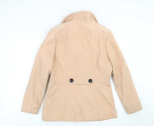 H&M Womens Pink Pea Coat Coat Size 12