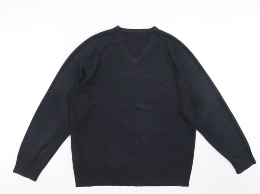 Marks and Spencer Mens Blue Pullover Jumper Size M