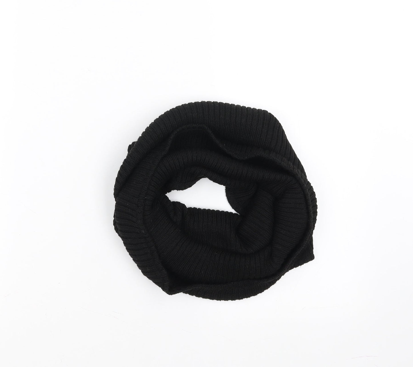 Preworn Womens Black Scarf - snood