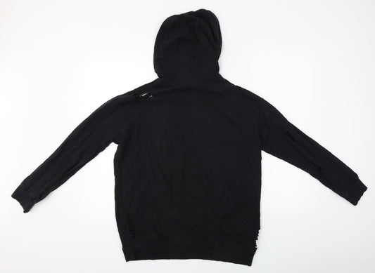 Select Womens Black Pullover Hoodie Size 12
