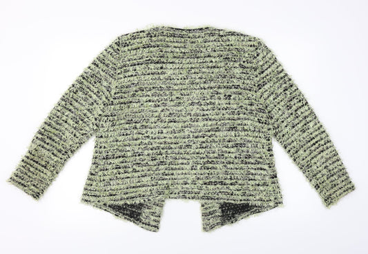 Venezia Womens Green Paisley Cardigan Jumper Size 16