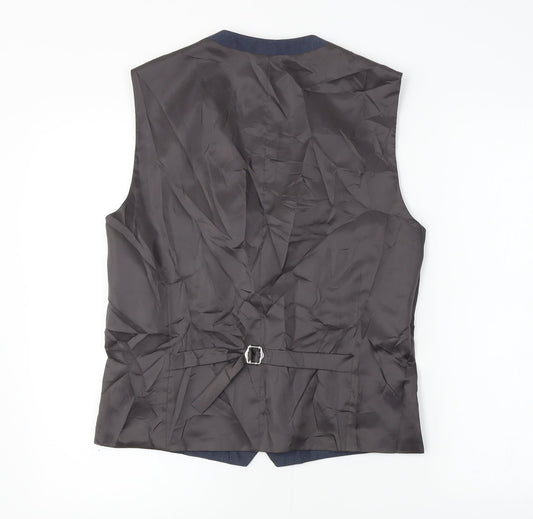 NEXT Mens Grey Jacket Suit Waistcoat Size 38