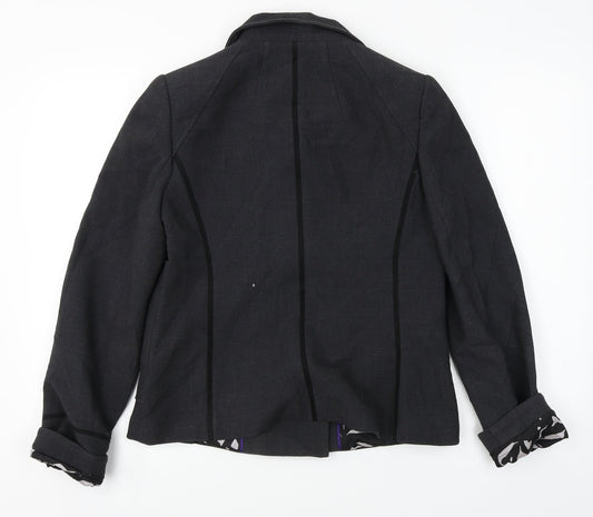 Principles Womens Grey Jacket Coat Size 12