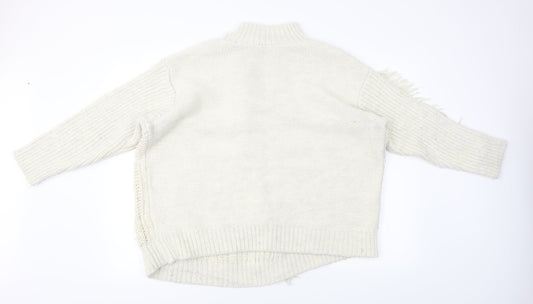 Marks and Spencer Womens Beige Pullover Jumper Size L