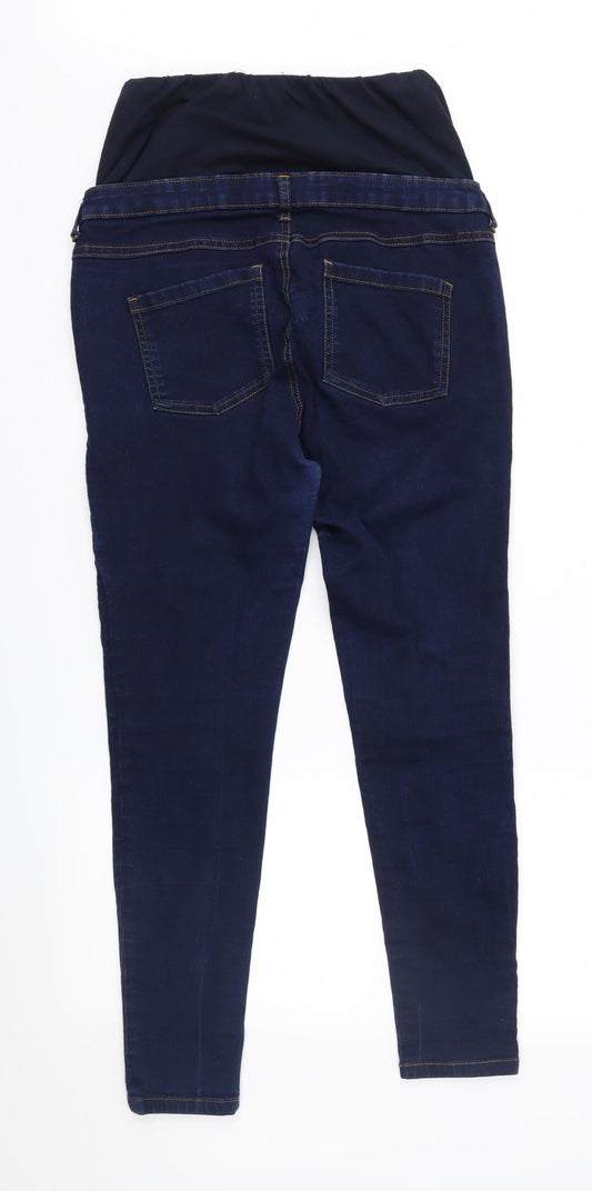 Blooming Marvellous Womens Blue Denim Skinny Jeans Size 12 L29 in