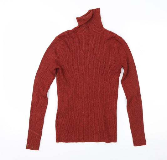 Marks and Spencer Womens Brown Pullover Jumper Size 8