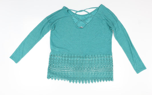NEXT Womens Green Pullover Jumper Size 10