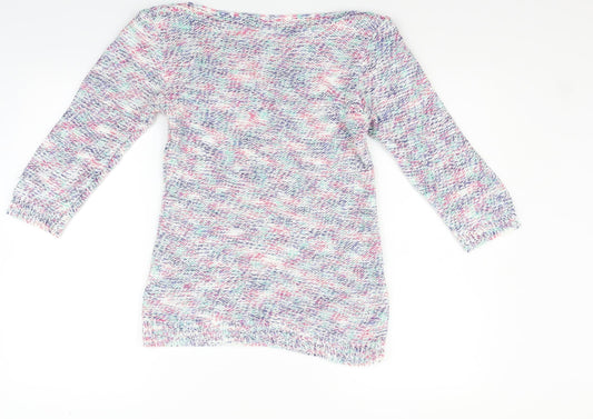 Marks and Spencer Womens White Pullover Jumper Size 10