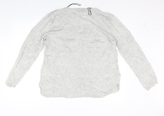 H&M Womens Grey Pullover Jumper Size M