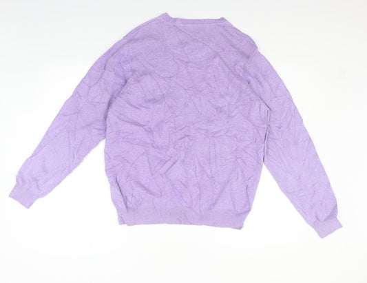 Marks and Spencer Womens Purple Pullover Jumper Size M - washable marks