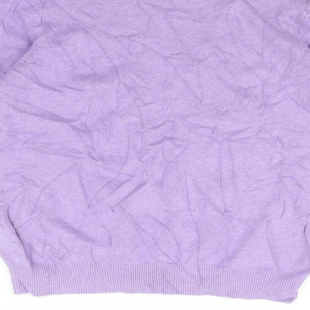Marks and Spencer Womens Purple Pullover Jumper Size M - washable marks