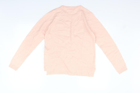 Pepperts Girls Pink Pullover Jumper Size 12 Years - SEQUIN