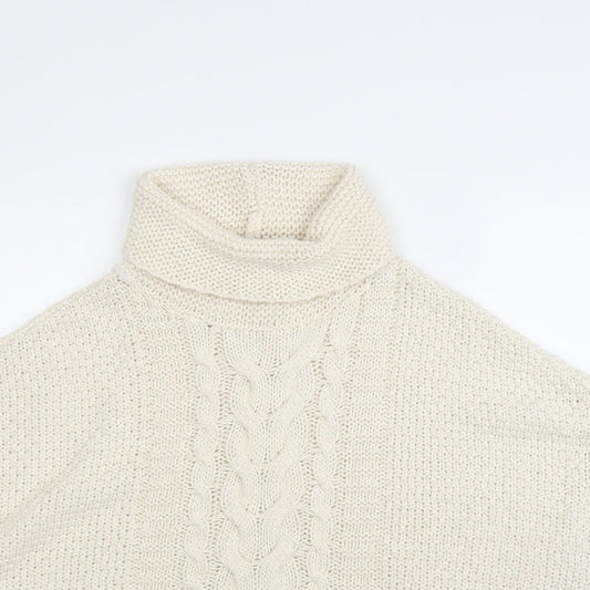 NEXT Girls Ivory Pullover Jumper Size 9-10 Years - Poncho