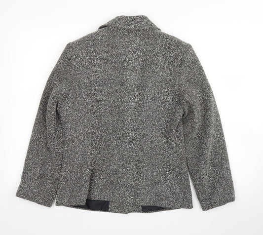 Florence & Fred Womens Grey Herringbone Jacket Size 12