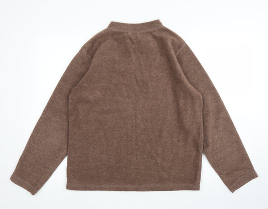 Bonmarché Womens Brown Rayon Pullover Jumper Size S