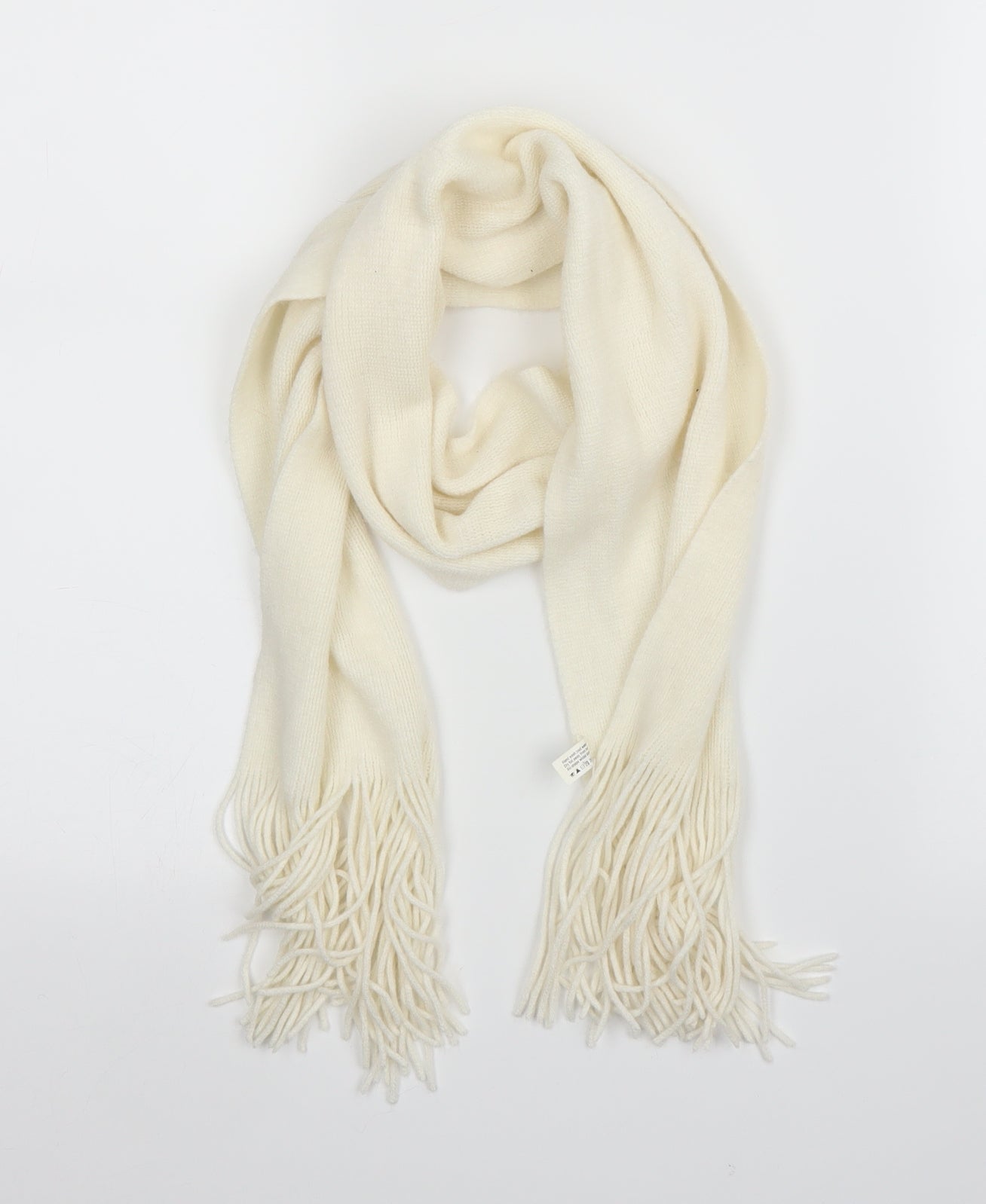 Preworn Unisex White Scarf