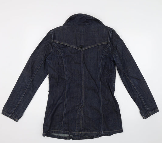 Jou Jou Womens Blue Jacket Size S