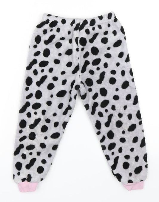 George Girls Grey Animal Print Cami Pyjama Pants Size 3-4 Years
