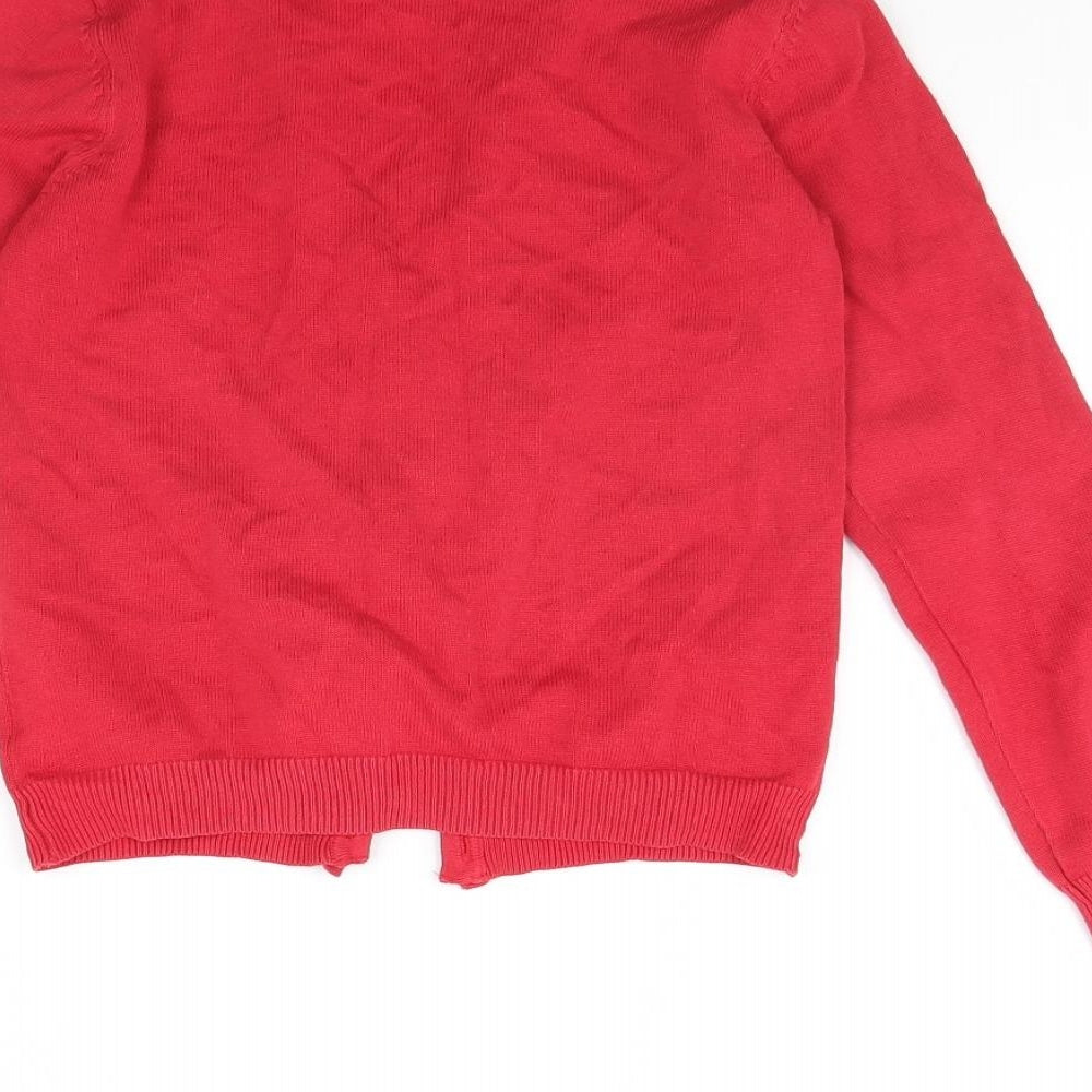 George Girls Red Cape Jumper Size 8 Years