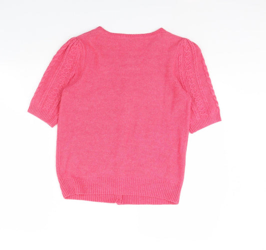 Dorothy Perkins Womens Pink Cape Jumper Size 12