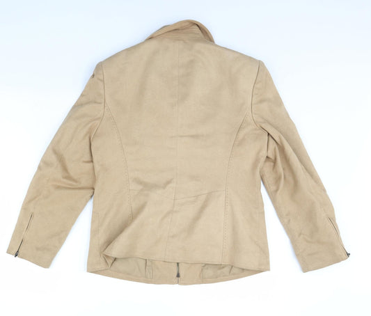 BHS Womens Beige Jacket Coat Size 14
