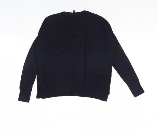 Topshop Womens Blue Pullover Jumper Size 6