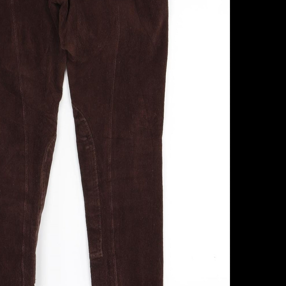 Preworn Womens Brown Corduroy Trousers Size 30 L26 in