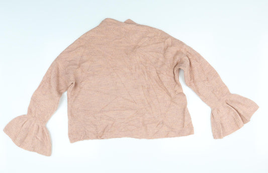 Marks and Spencer Womens Beige Knit Pullover Jumper Size M