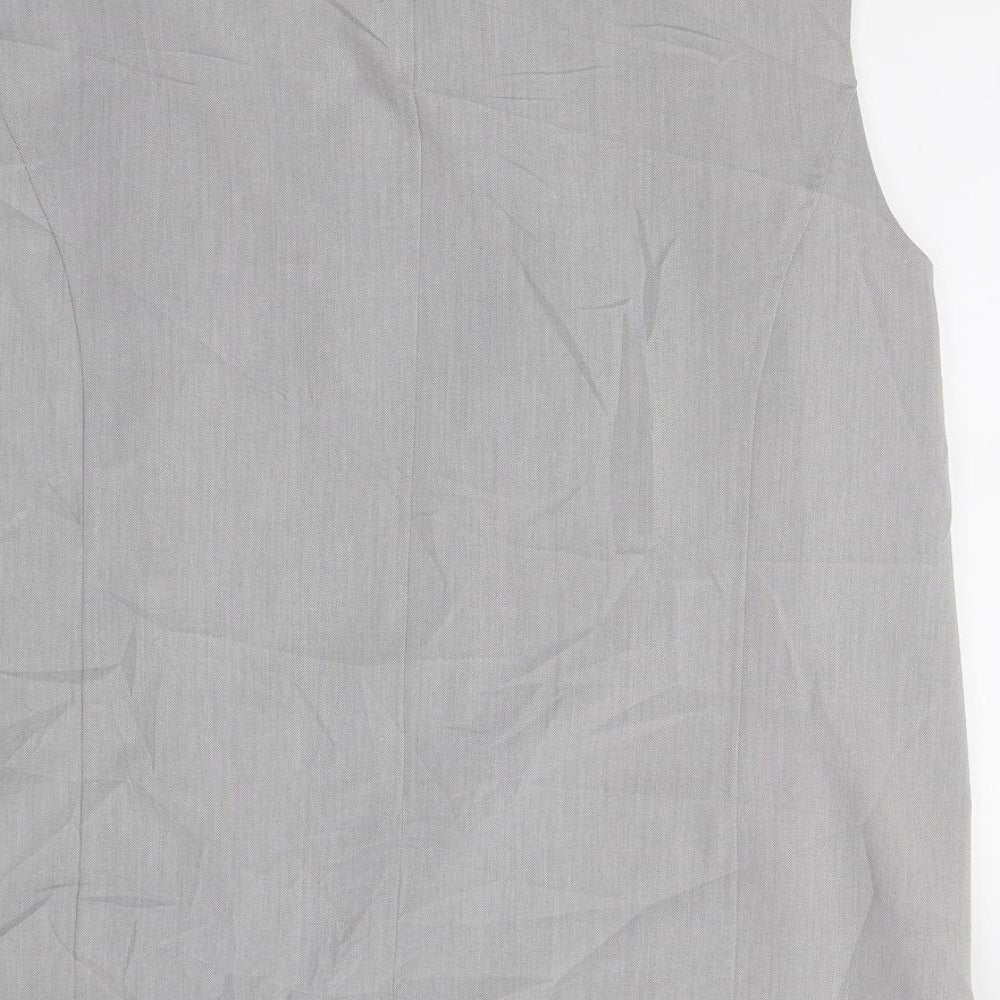 Oscan Womens Grey Jacket Waistcoat Size 20