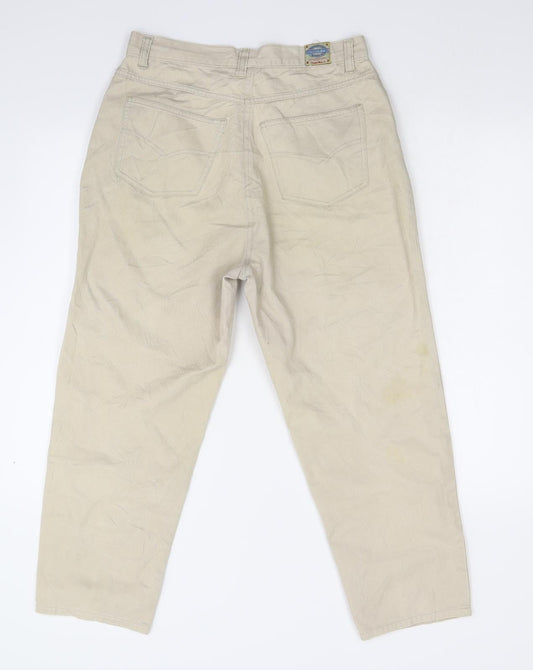 Little River Womens Beige Denim Straight Jeans Size 10 L23 in