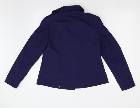 M&S Womens Blue Jacket Size 10