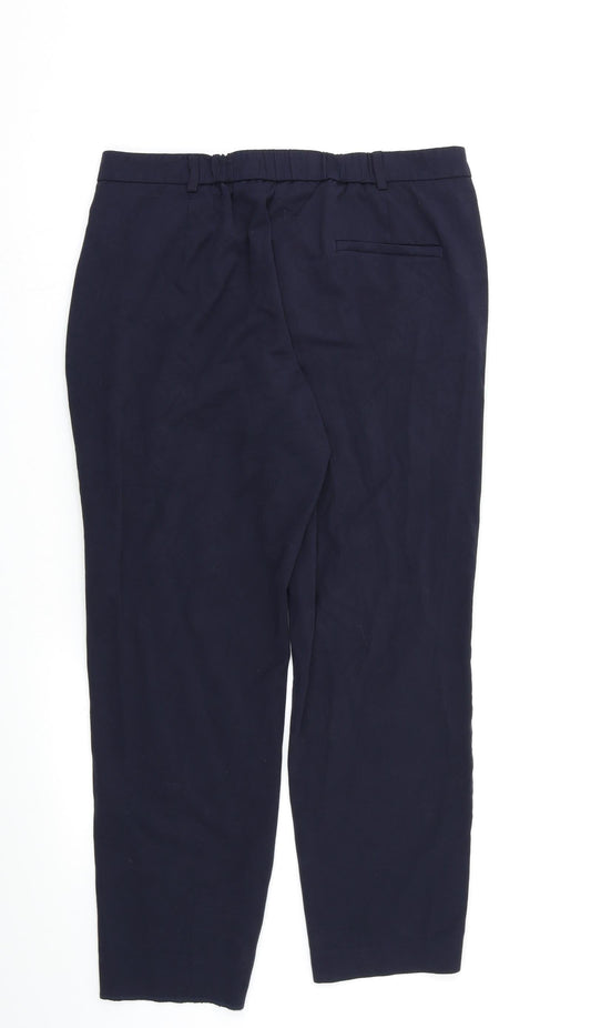 Ann Davey Womens Blue Dress Pants Trousers Size M L26 in