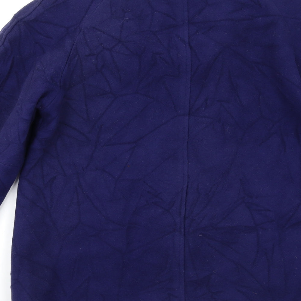 Preworn Womens Blue Pea Coat Coat Size M