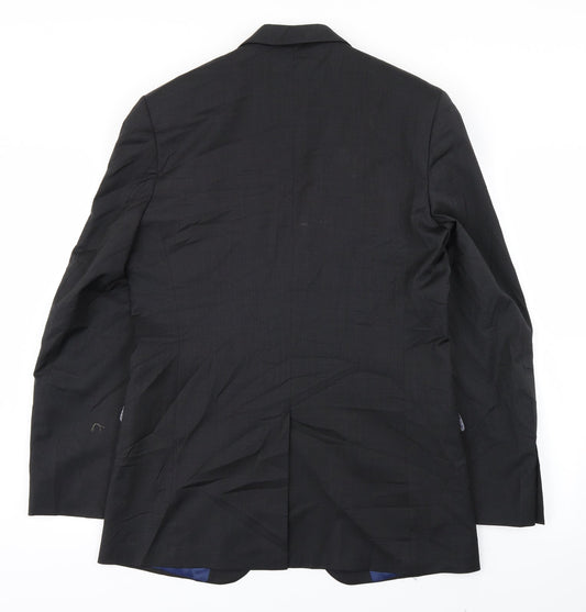 marks and sencer Mens Black Jacket Blazer One Size