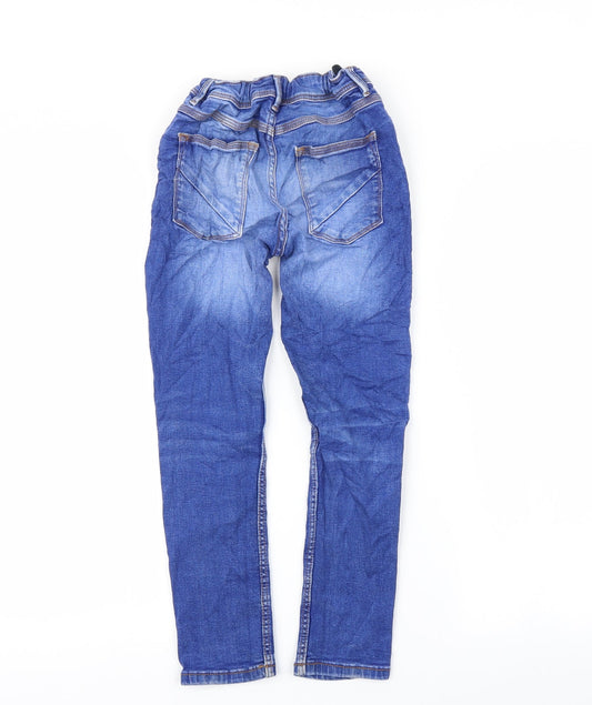 Preworn Girls Blue Skinny Jeans Size 9 Years
