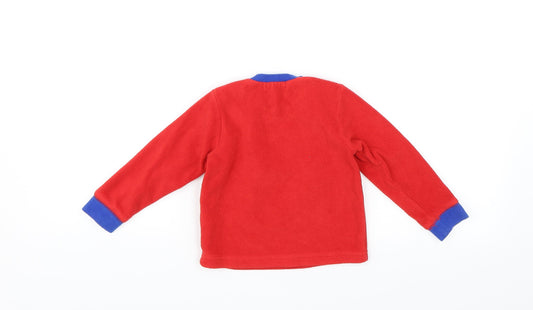 M&Co Baby Red Pullover Jumper Size 18-24 Months - Penguin