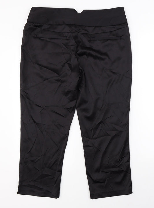 Nexy Womens Black Trousers Size 14 L21 in