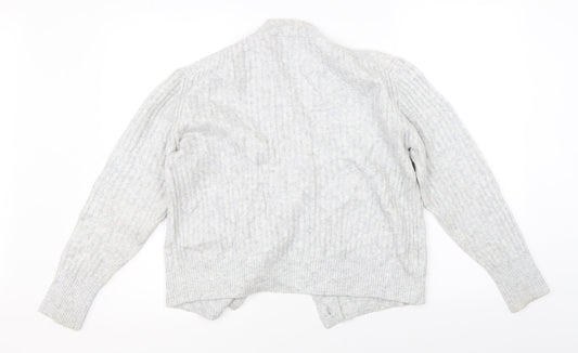 Grace & Mila Womens Grey Cardigan Jumper Size S