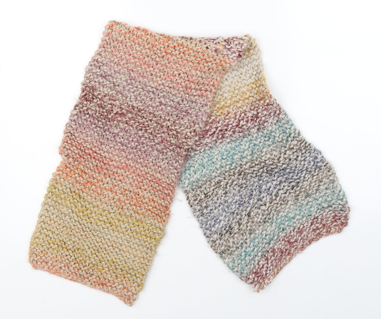 Preworn Womens Multicoloured Knit Scarf