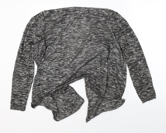 Bershka Womens Grey Cardigan Jumper Size L