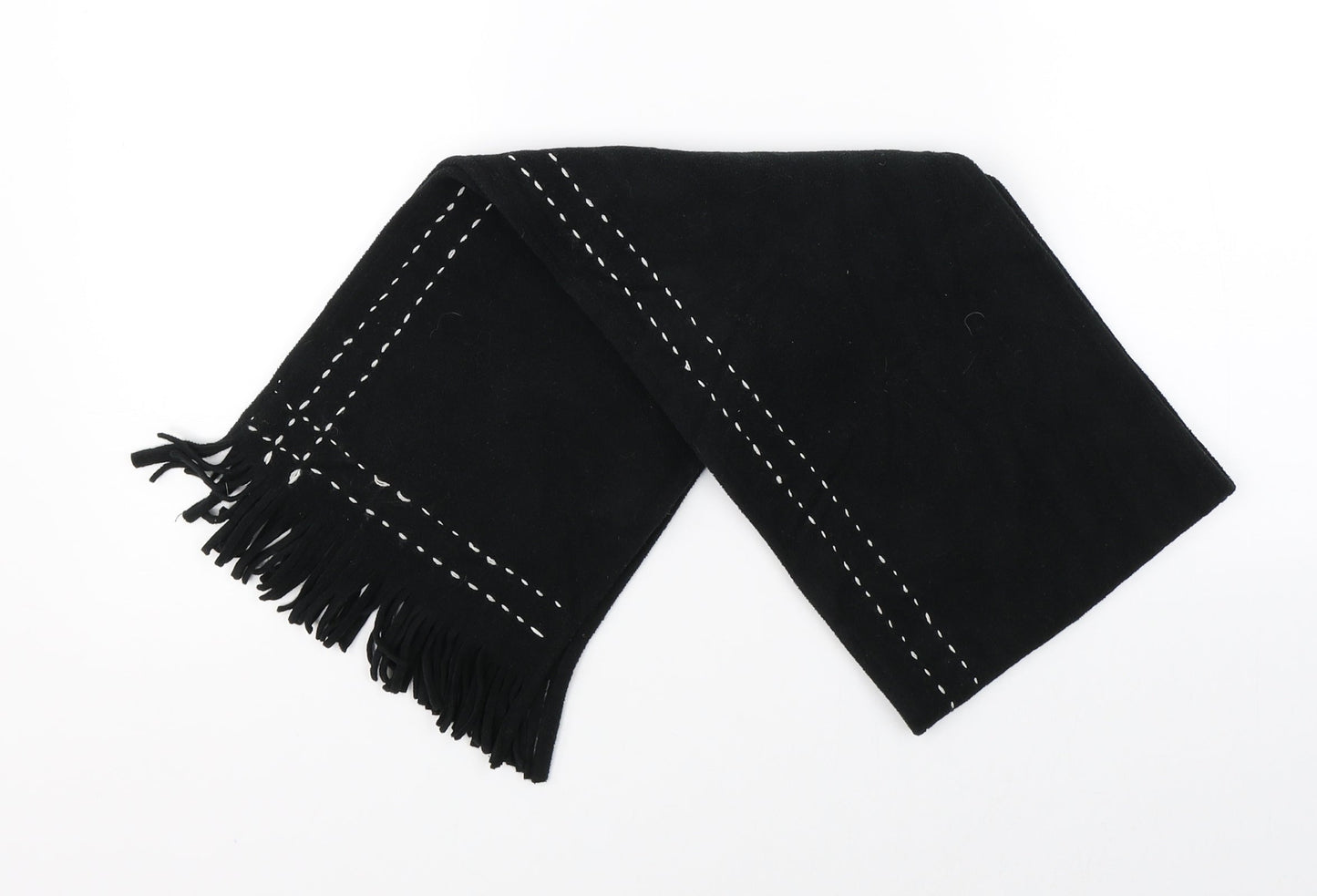 Preworn Mens Black Scarf One Size