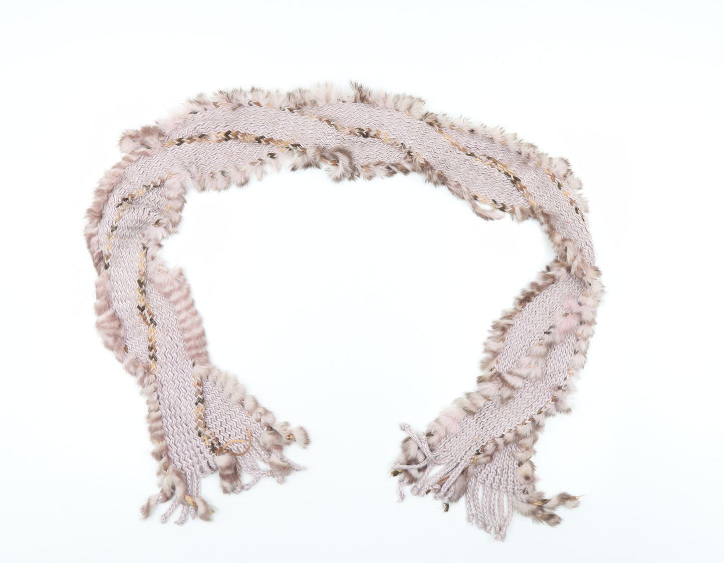 Preworn Womens Pink Scarf