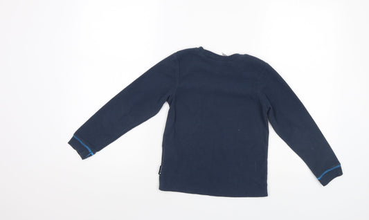 DECATHLON Boys Blue Pullover Sweatshirt Size 6 Years